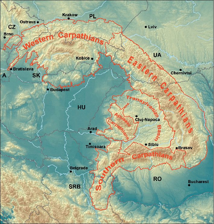 carpathian mountain range