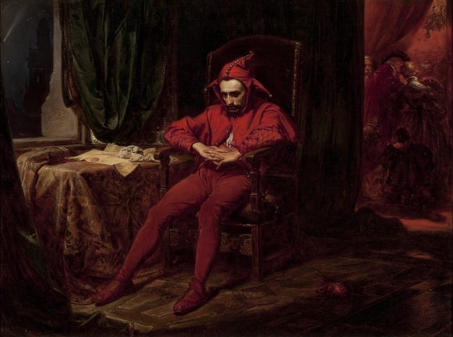 stanczyk the sad jester painting